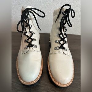Limelight‎ White Combat Boots Women’s Size 11
